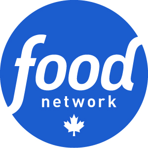 Food Network Canada logo in blueberry
