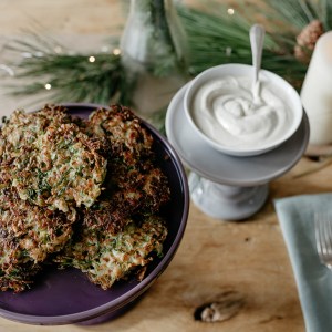 Celebrate the Holidays With Molly Yeh’s Brussels Sprout Latkes