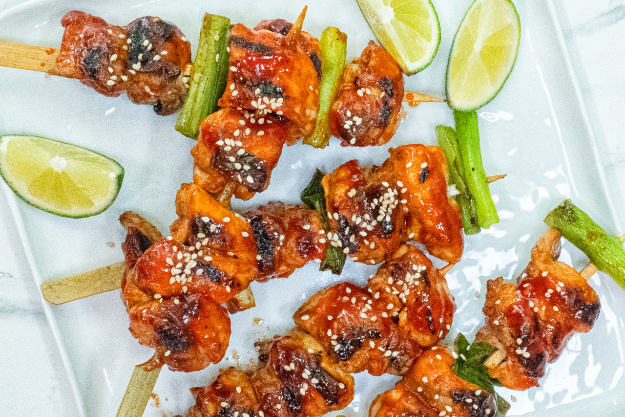 Korean Chicken Skewers and Yuja Salad – FutureDish