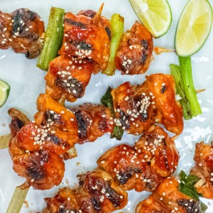 Delicious 30-Minute Gochujang Korean Chicken Skewers