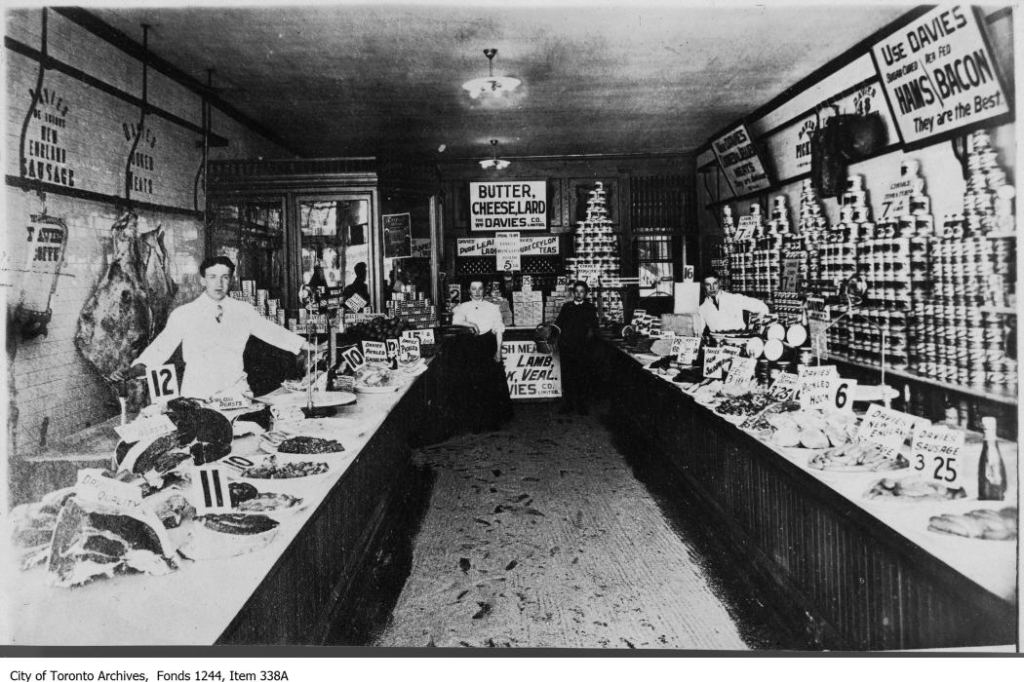 William Davies Store, interior, 1908