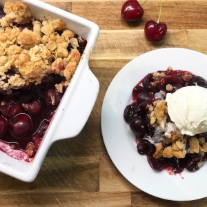 This Simple Cherry Crisp Will Make Your Summer That Much Sweeter