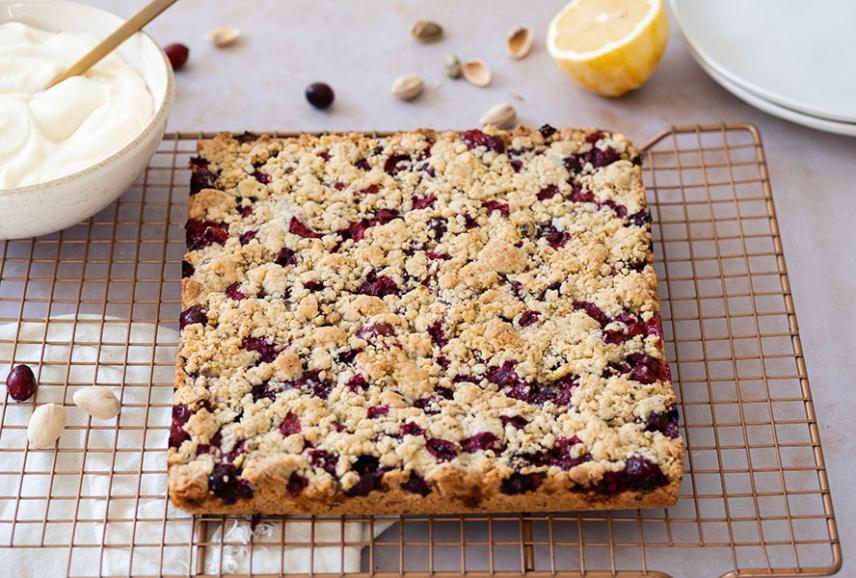 Whip Up Those Popular Coffee Shop Cranberry Bliss Bars