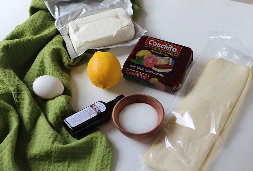 Ingredients for guava tarts