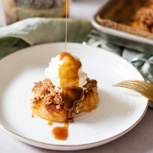 You've Got to Try These Delicious Hasselback Apples Topped With Coconut-Oat Streusel