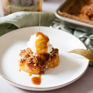 You've Got to Try These Delicious Hasselback Apples Topped With Coconut-Oat Streusel