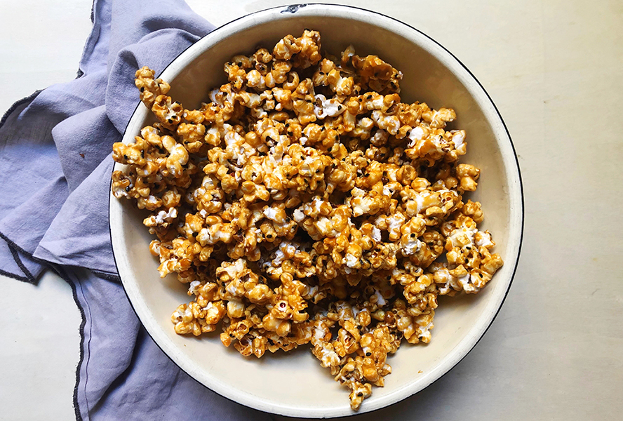 Miso Caramel Popcorn • The Heirloom Pantry