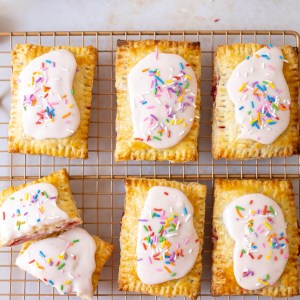 These Flaky Strawberry Rhubarb Cheesecake Pastry Pockets Are So Fun to Make