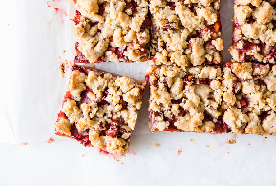 Strawberry Rhubarb Pie Bars Are A Taste Of Spring Food Network Canada   Pie Bars Cut 