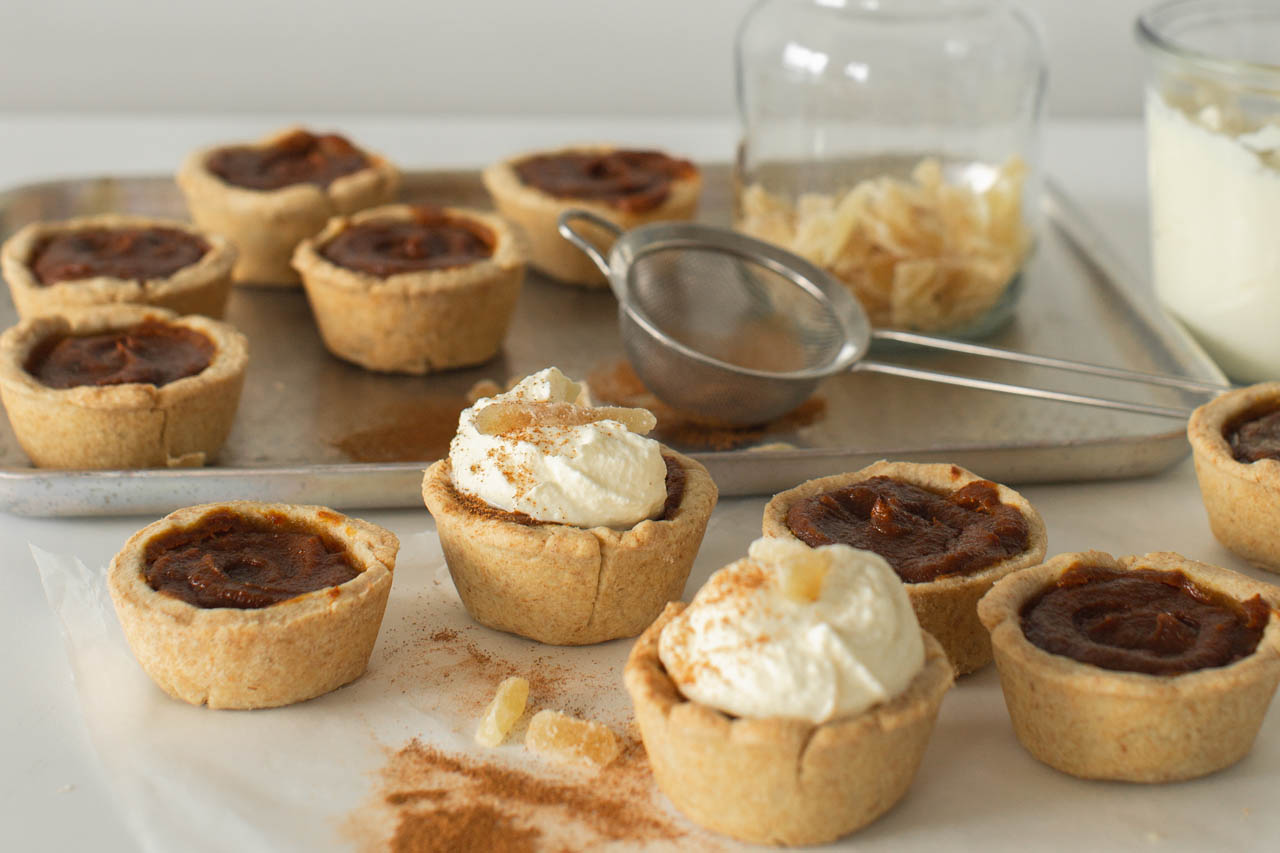 Vegan Pumpkin Pie Cups With Coconut Whipped Cream