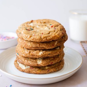White Chocolate Funfetti Cookies Make for the Perfect Emergency Cookie Stash