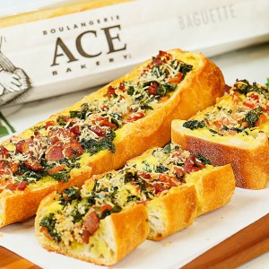 Holiday Brunch Gets an Upgrade With This Bacon, Kale & Parmesan Breakfast Baguette