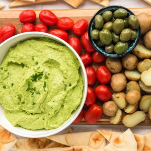 This Creamy Green Hummus is Made for Avocado Lovers
