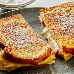 This Clever TikTok Breakfast Hack Now Has Us Craving Monte Cristo Omelette Sandwiches