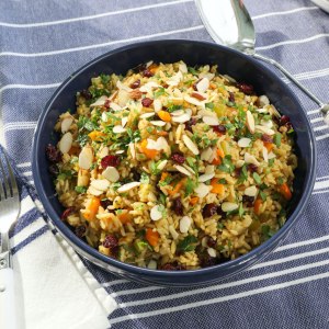 Add Colour to Your Plate With Kardea Brown’s Rainbow Rice Pilaf