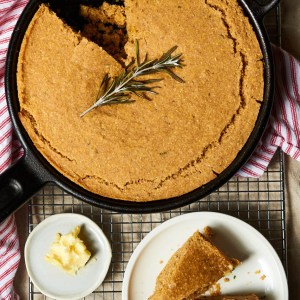 Rosemary Maple Vegan Cornbread is the Perfect Sweet and Savoury Combination