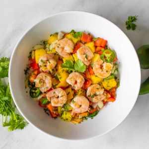 You're Just 15 Minutes Away From Spicy Shrimp Mango Salsa