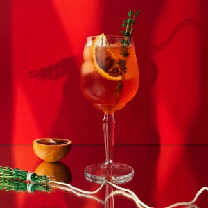 Travel Back in 'Thyme' With This Seasonal Twist on a Classic Aperol Spritz