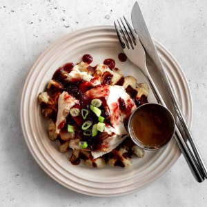 Turkey Dinner Waffles Will Be Your Favourite Way to Eat Holiday Leftovers