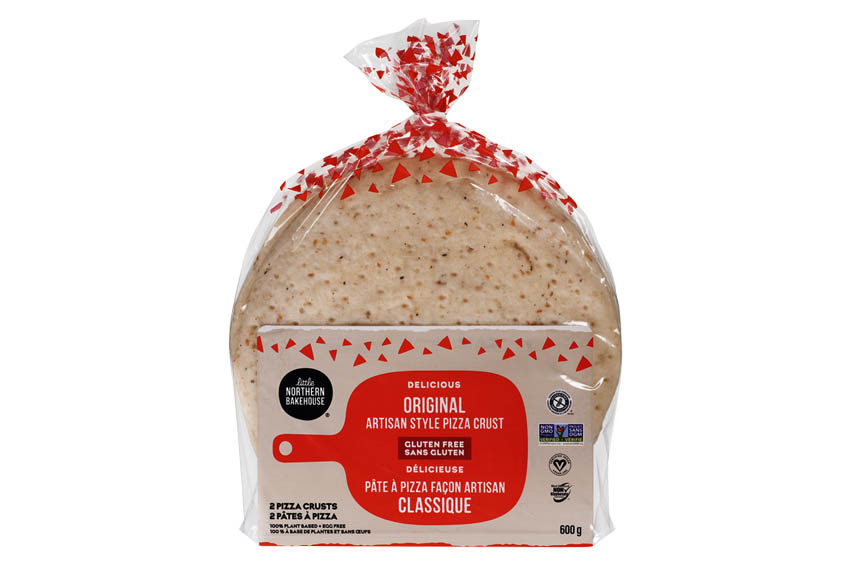A package of Little Northern Bakehouse Original Artisan Style Pizza Crust