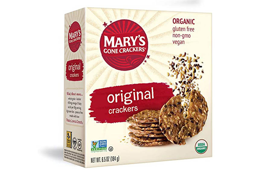 A box of Mary’s Gone Crackers Original