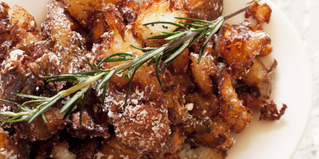 Crispy Potatoes, Pecorino &amp; Rosemary