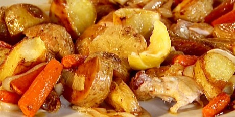 The Barefoot Contessa's Garlic Roast Chicken
