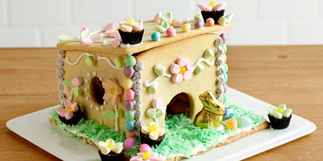 Sugar-Cookie Easter Bunny House