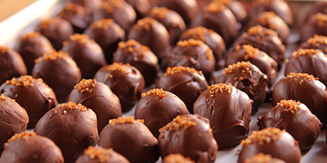 Chipotle-Salted Chocolate Truffles