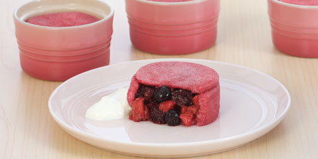 Summer Berry Puddings