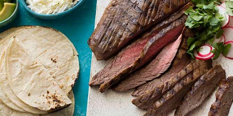 Grilled Tequila Garlic Lime Flank Steak