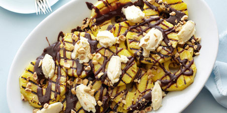 Grilled Pineapple with Nutella