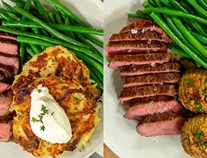 Steak and Potatoes Two Ways