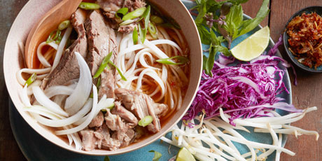 Bun Bo Hue (Vietnamese Beef and Pork Noodle Soup)