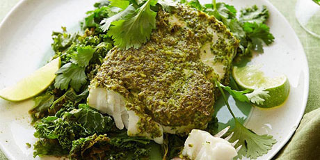 Halibut Green Curry