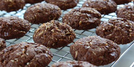 Chocolate and Toasted Coconut Cookies