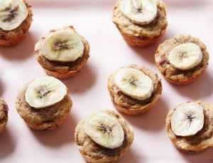 Fruit-Sweetened Mini Banana Muffins