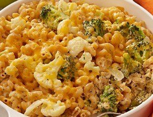 Broccoli and Cauliflower Gratin Mac n Cheese