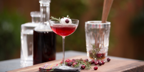 Rudolph's Cranberry Antlers Cocktail