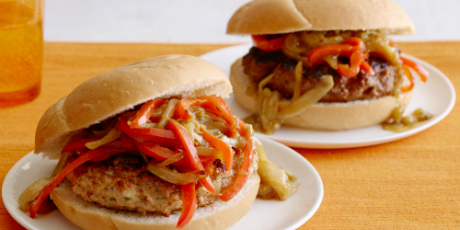 Beef and Chicken Fajita Burgers: Have One of Each!