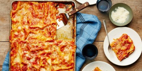 All-Crust Sheet-Pan Lasagna