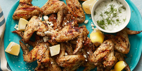 Greek Souvlaki Chicken Wings