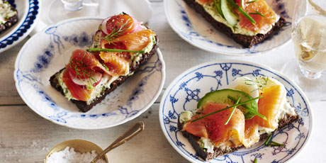 Smoked Trout Nordic Toasts