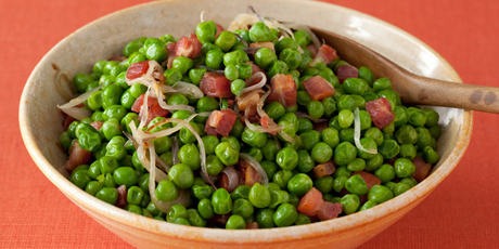 Peas with Shallots and Pancetta