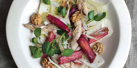 Mackerel and Rhubarb Salad