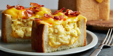 Bacon, Egg and Cheese Bread Boxes