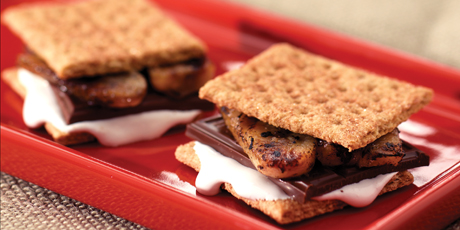 Grilled Banana S'mores