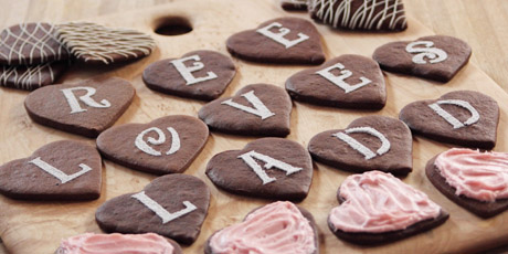 Chocolate Message Cookies