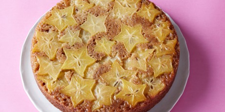 Star Fruit Upside-Down Cake