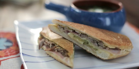 Cuban Sandwich with Slow-Cooker Pulled Pork